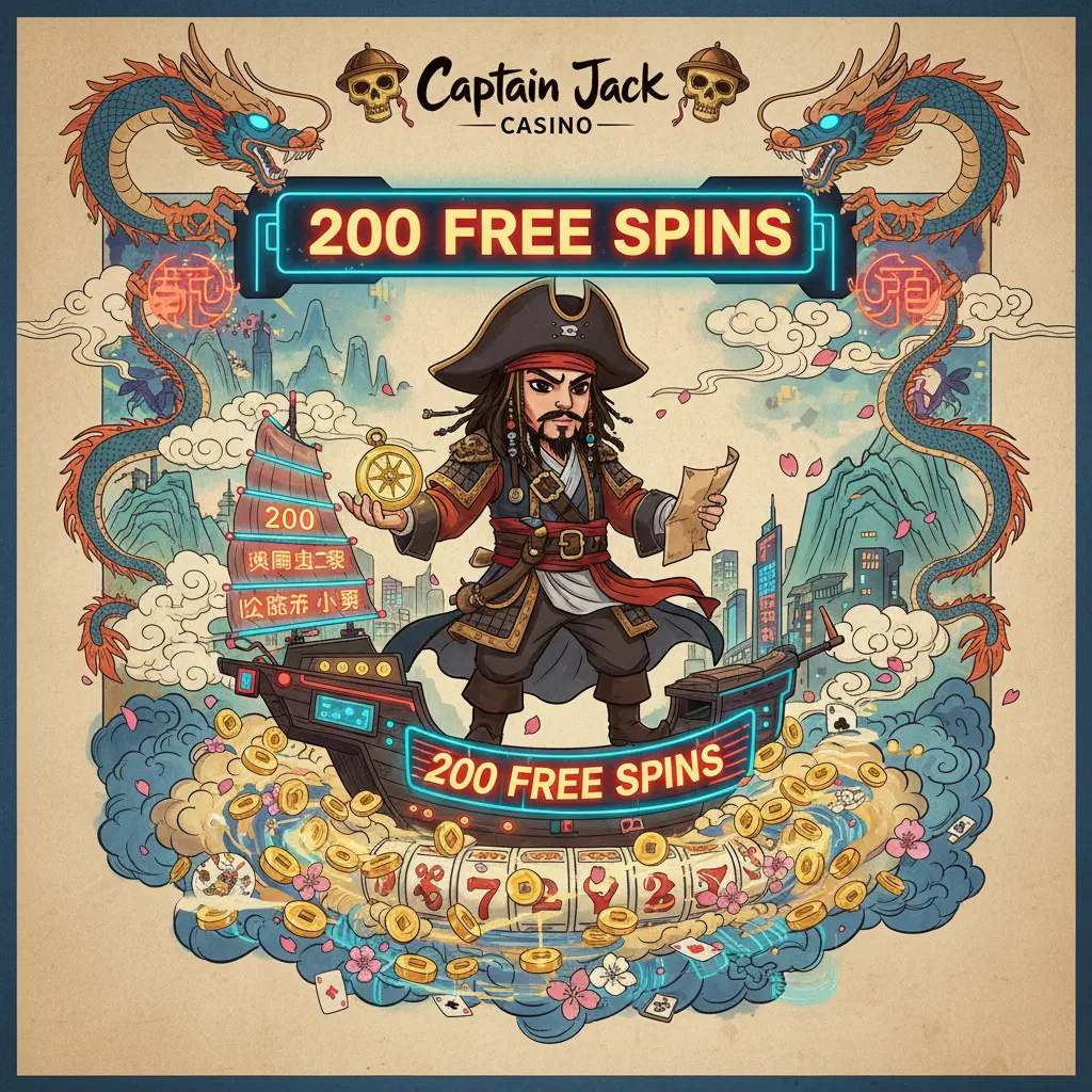 200 free spins - Captain