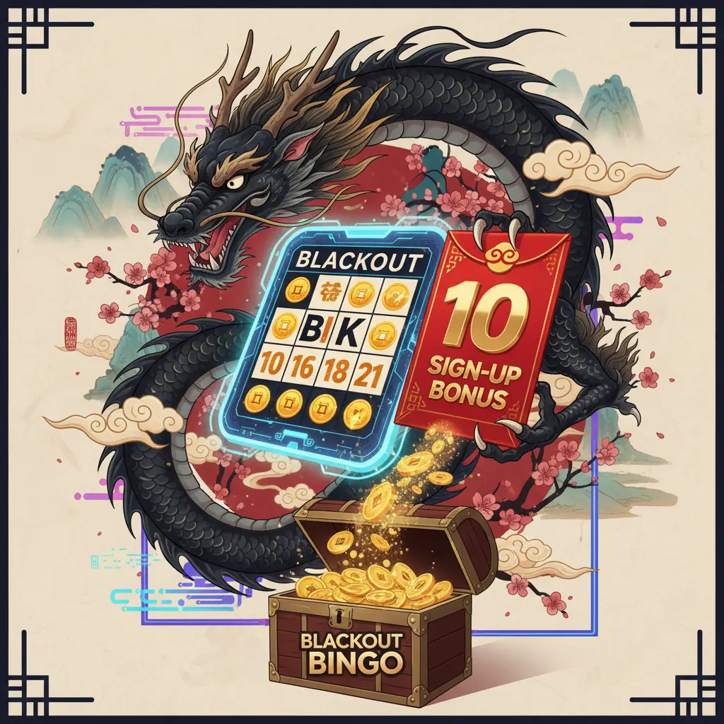 10 sign up bonus - Blackout