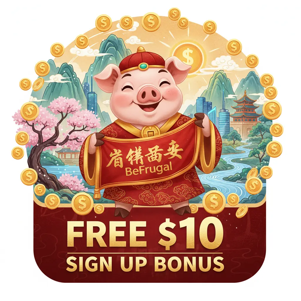 free $10 sign up bonus - BeFrugal
